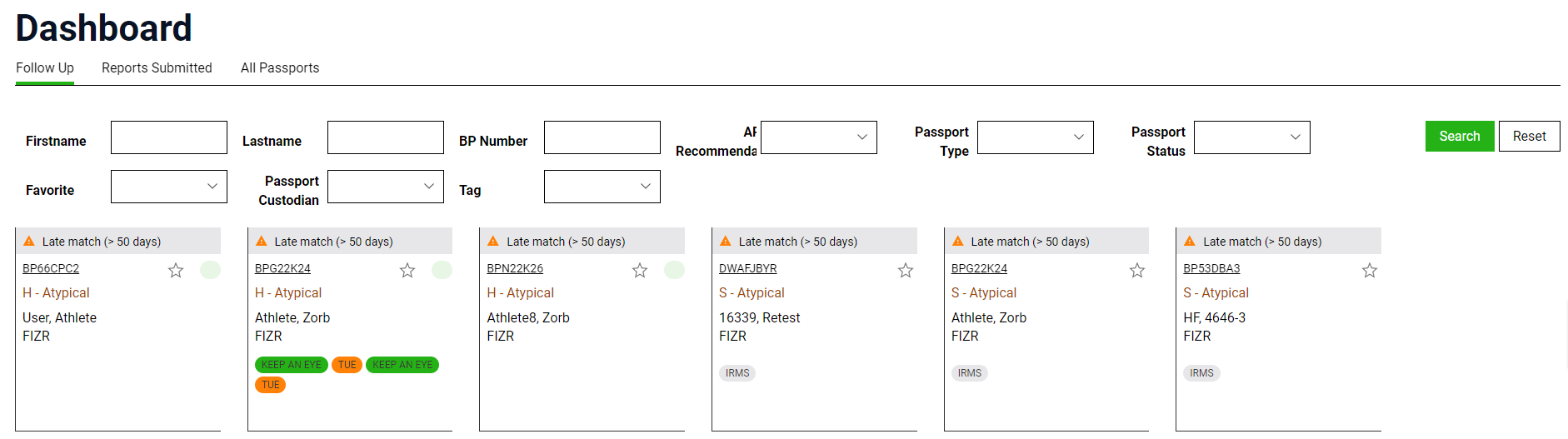 Next Gen Abp Anti Doping Organization Dashboard Adams Help Center